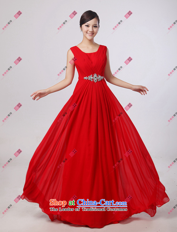 Charlene Choi Ling 2015 new long evening dresses chorus girl dress uniform clothing Female dress choral concert services rose red XXXL picture, prices, brand platters! The elections are supplied in the national character of distribution, so action, buy now enjoy more preferential! As soon as possible.