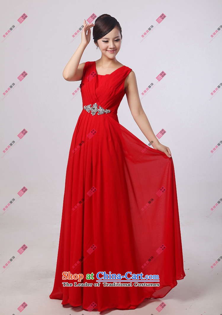 Charlene Choi Ling 2015 new long evening dresses chorus girl dress uniform clothing Female dress choral concert services rose red XXXL picture, prices, brand platters! The elections are supplied in the national character of distribution, so action, buy now enjoy more preferential! As soon as possible.