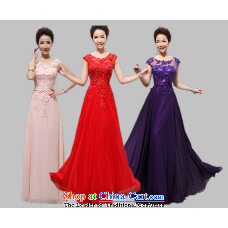 Charlene Choi spirit of the word shoulder lace long evening dress choral clothing female long skirt chorus Service Bridal wedding dress?S