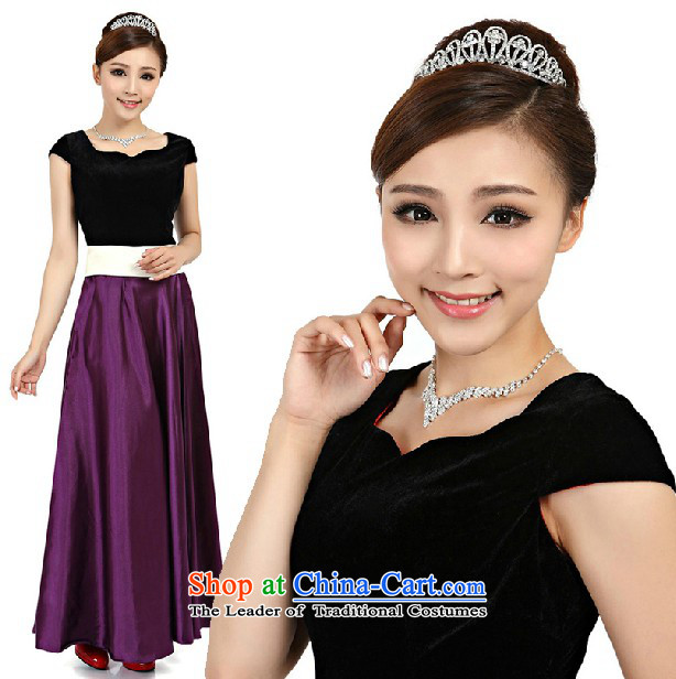 Charlene Choi Ling offer scouring pads etiquette choir conductors will preside over evening dress dances Ms. clothing long XXL picture, prices, brand platters! The elections are supplied in the national character of distribution, so action, buy now enjoy more preferential! As soon as possible.