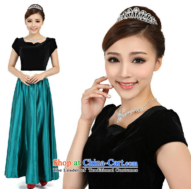 Charlene Choi Ling offer scouring pads etiquette choir conductors will preside over evening dress dances Ms. clothing long XXL picture, prices, brand platters! The elections are supplied in the national character of distribution, so action, buy now enjoy more preferential! As soon as possible.