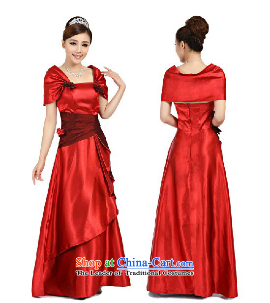 Charlene Choi Ling Special Gold Package shoulder length of service under the auspices of chorus choral clothing marriages bows evening dresses L picture, prices, brand platters! The elections are supplied in the national character of distribution, so action, buy now enjoy more preferential! As soon as possible.