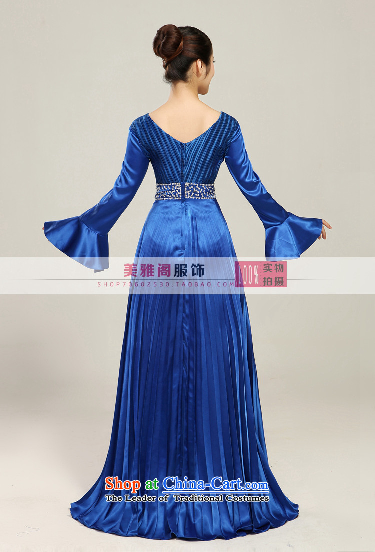Charlene Choi Ling manually staple pearl horn sleeve length) Ms. large choral services chorus services choral clothing female long skirt XXXL picture, prices, brand platters! The elections are supplied in the national character of distribution, so action, buy now enjoy more preferential! As soon as possible.