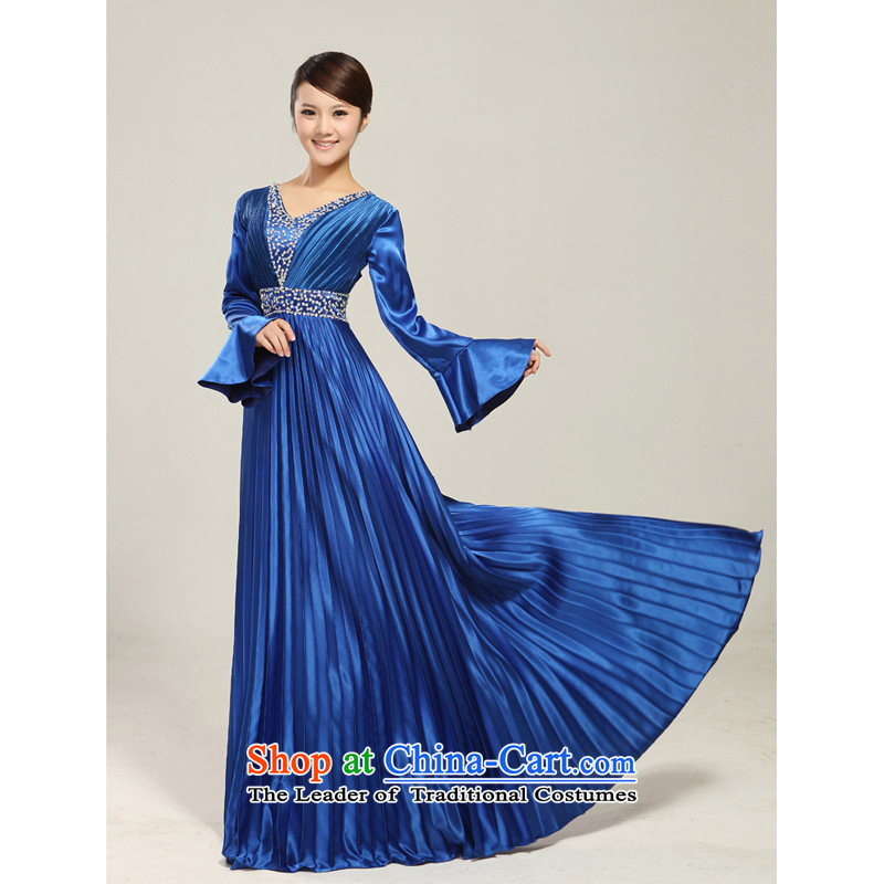 Charlene Choi Ling manually staple pearl horn sleeve length) Ms. large choral services chorus services choral clothing female long skirt XXXL, Charlene Choi Spirit (yanling) , , , shopping on the Internet