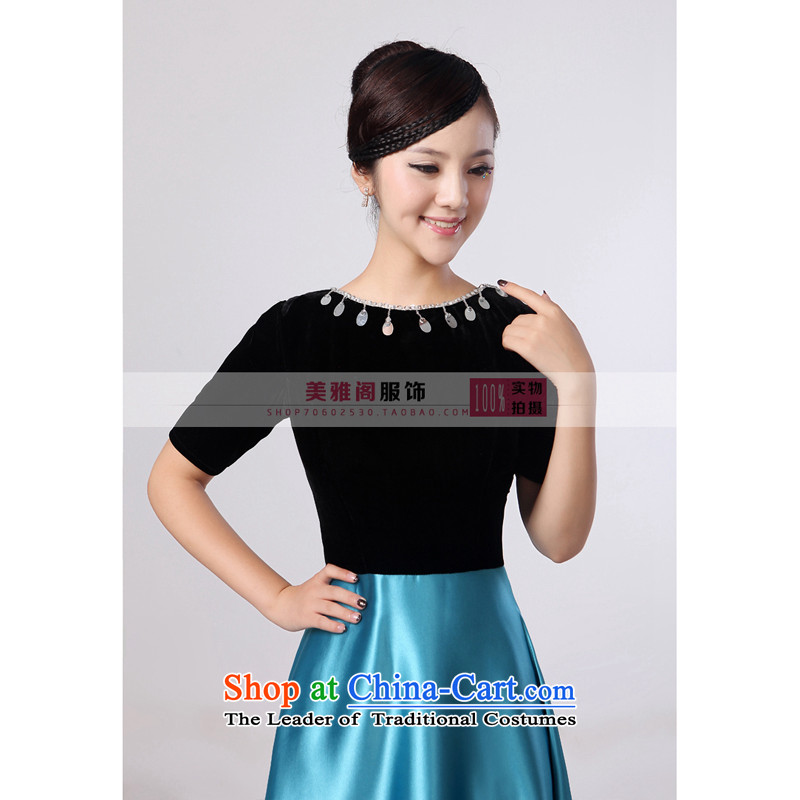 Charlene Choi Ling black velvet in the upper part of the multi-color under the Optional Ms. skirt choral clothing chorus girl dress uniform new XXXXL, Charlene Choi Spirit (yanling) , , , shopping on the Internet