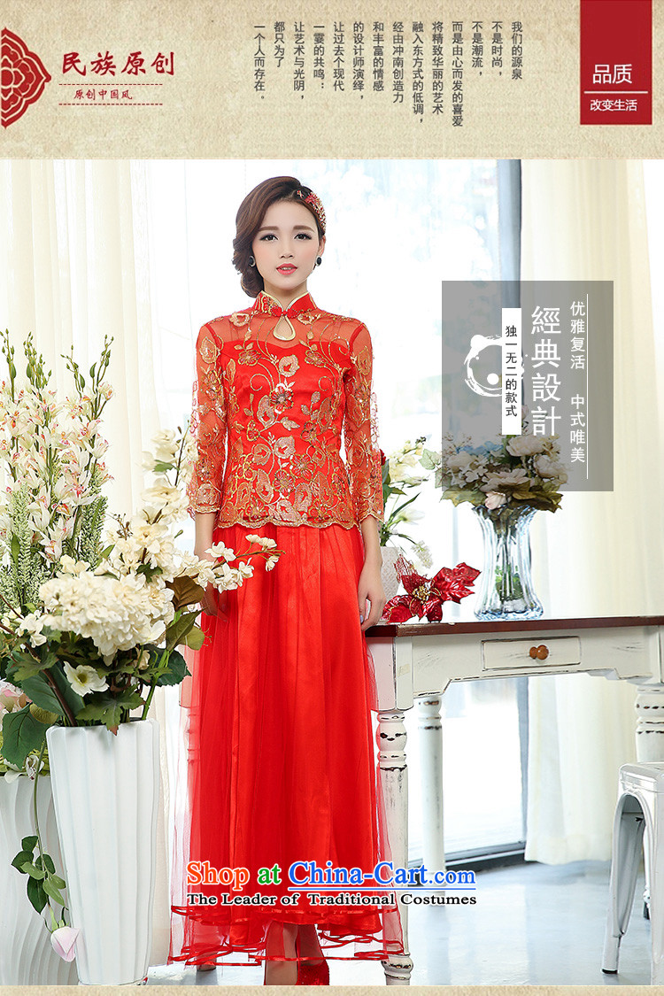 The new 2015 dream wedding dress banquet meeting will miss the wedding banquet two kits bride bows services RED M picture, prices, brand platters! The elections are supplied in the national character of distribution, so action, buy now enjoy more preferential! As soon as possible.