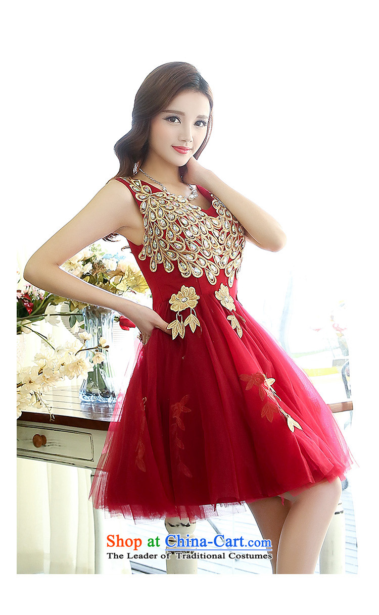 To Doi Shu Spring 2015 new red bows to bare shoulders bride small dress bon bon skirt performances evening dresses bridesmaid serving large 1517 Red L picture, prices, brand platters! The elections are supplied in the national character of distribution, so action, buy now enjoy more preferential! As soon as possible.