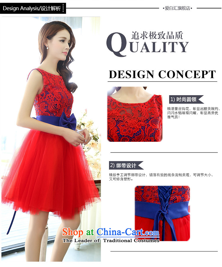 To Doi Shu 2015 new bride red lace wedding dress marriage small short of qipao bows services bridesmaids purple S picture, prices, brand platters! The elections are supplied in the national character of distribution, so action, buy now enjoy more preferential! As soon as possible.