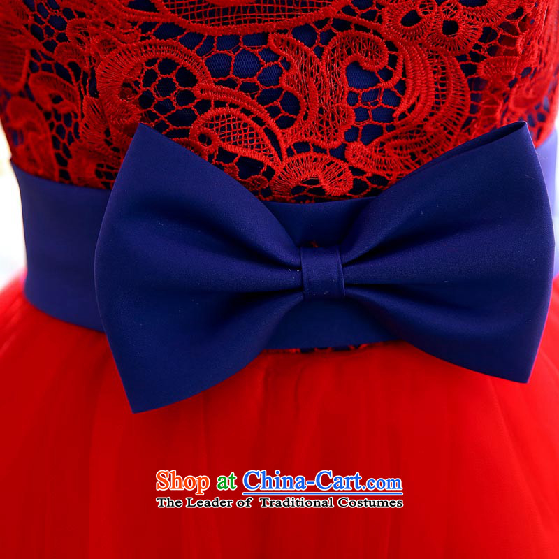 To Doi Shu 2015 new bride red lace wedding dress marriage small short of qipao bows services bridesmaids purple to Shu Tai S, shopping on the Internet has been pressed.