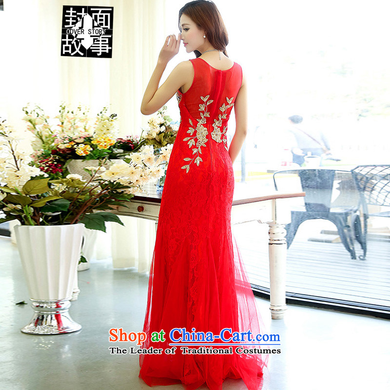 Cover Story 2015 new luxury on chip elegant sexy shoulders crowsfoot bride dress car models to the moderator will drink water green dress bride S Cover Story (COVER) SAYS shopping on the Internet has been pressed.