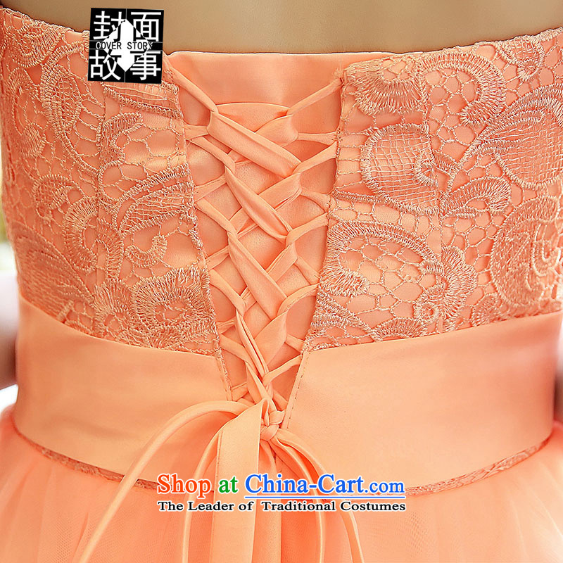 Cover Story 2015 new anointed chest lace bon bon petticoats Bow Tie Foutune of video thin version tail bridesmaid dress bridal dresses , white bows replacing cover story (COVER) SAYS shopping on the Internet has been pressed.