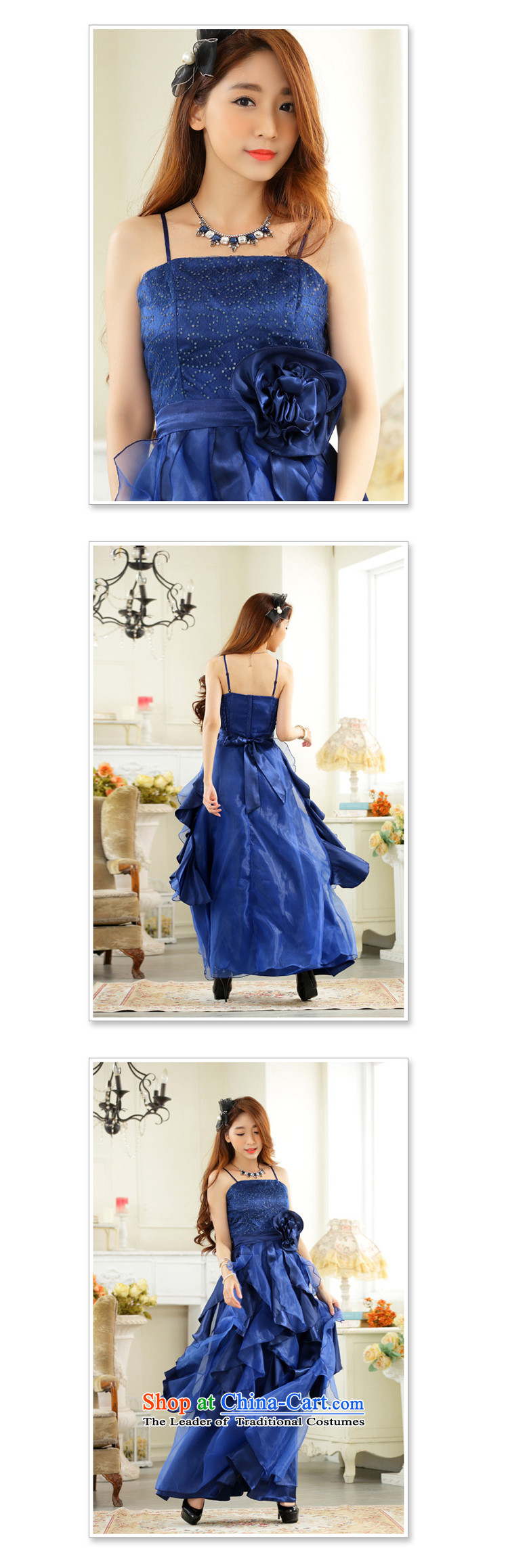 The beauty and variety shows night show services skirt large bright skirt is hanging princess with long evening dresses dresses JK2 XXXL Blue Photo, prices, brand platters! The elections are supplied in the national character of distribution, so action, buy now enjoy more preferential! As soon as possible.