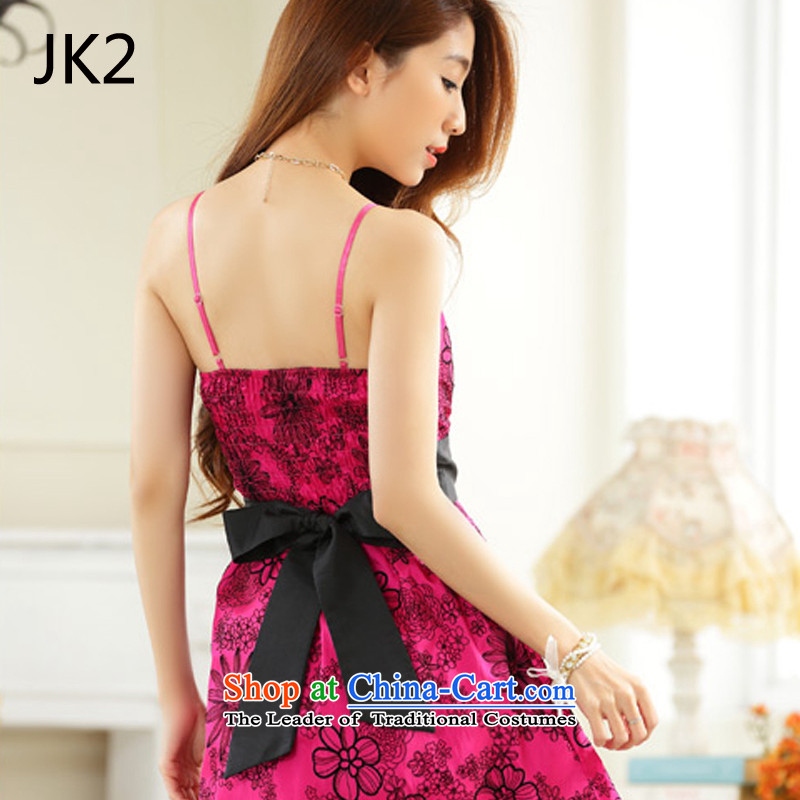 The annual dinner dress elegant sweet value-V-Neck Strap Foutune of small countries in the dress skirt (removable) JK2 spend in red XXL,JK2.YY,,, shopping on the Internet