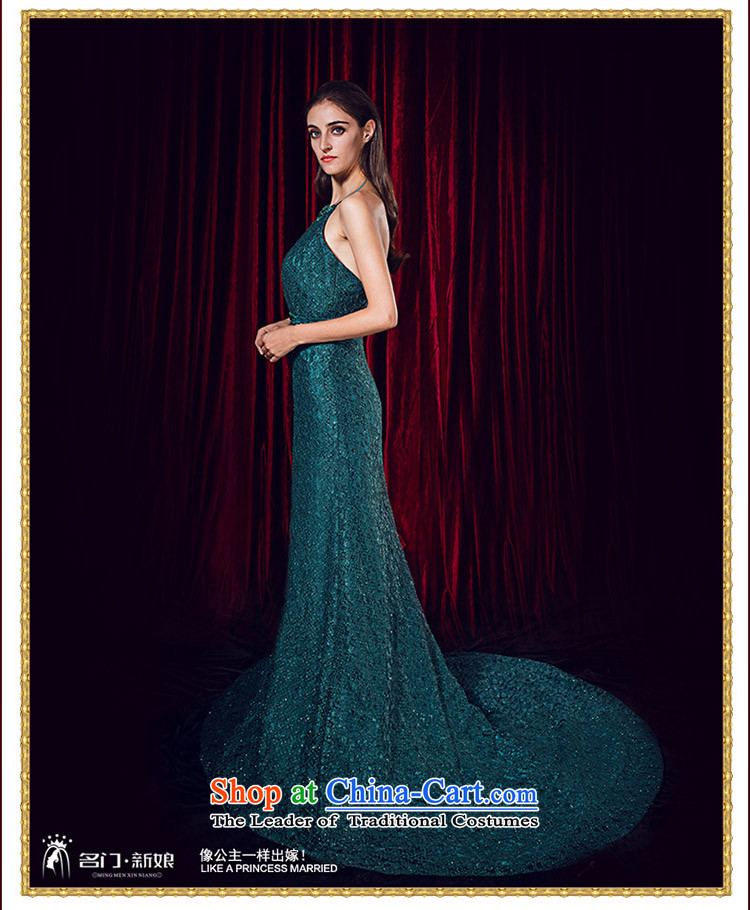 A Bride wedding dresses green dress dinner service elegant dress crowsfoot 2212 dark green L picture, prices, brand platters! The elections are supplied in the national character of distribution, so action, buy now enjoy more preferential! As soon as possible.