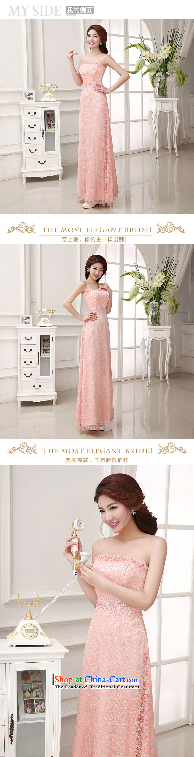 2015 bride wedding dress long bows and breast-pink stylish evening dresses bridesmaid troupe LF235 rose red XL Photo, prices, brand platters! The elections are supplied in the national character of distribution, so action, buy now enjoy more preferential! As soon as possible.