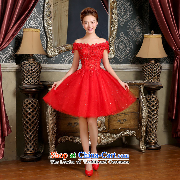 The knot true love beauty wedding dresses 2015 new evening dresses lace bridesmaid service, the white field shoulder small dress skirt female white M picture, prices, brand platters! The elections are supplied in the national character of distribution, so action, buy now enjoy more preferential! As soon as possible.