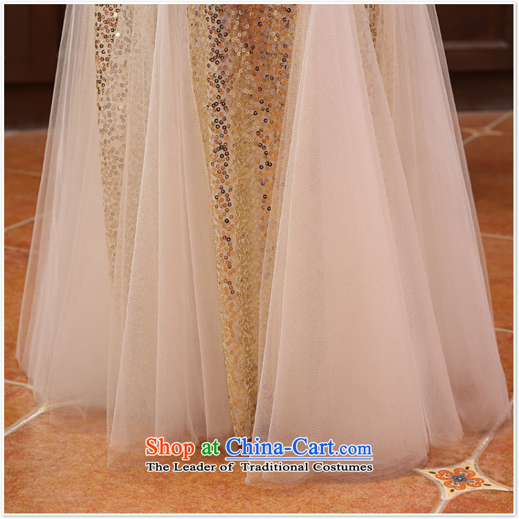 2015 new marriage wedding dresses long) bridesmaid equipped with long marriage evening dresses marriage banquet dress M pink s picture, prices, brand platters! The elections are supplied in the national character of distribution, so action, buy now enjoy more preferential! As soon as possible.