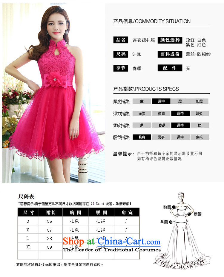 Uyuk   new stylish bows services bridesmaid service wedding dresses irrepressible elegant lace the yarn dresses RED M picture, prices, brand platters! The elections are supplied in the national character of distribution, so action, buy now enjoy more preferential! As soon as possible.