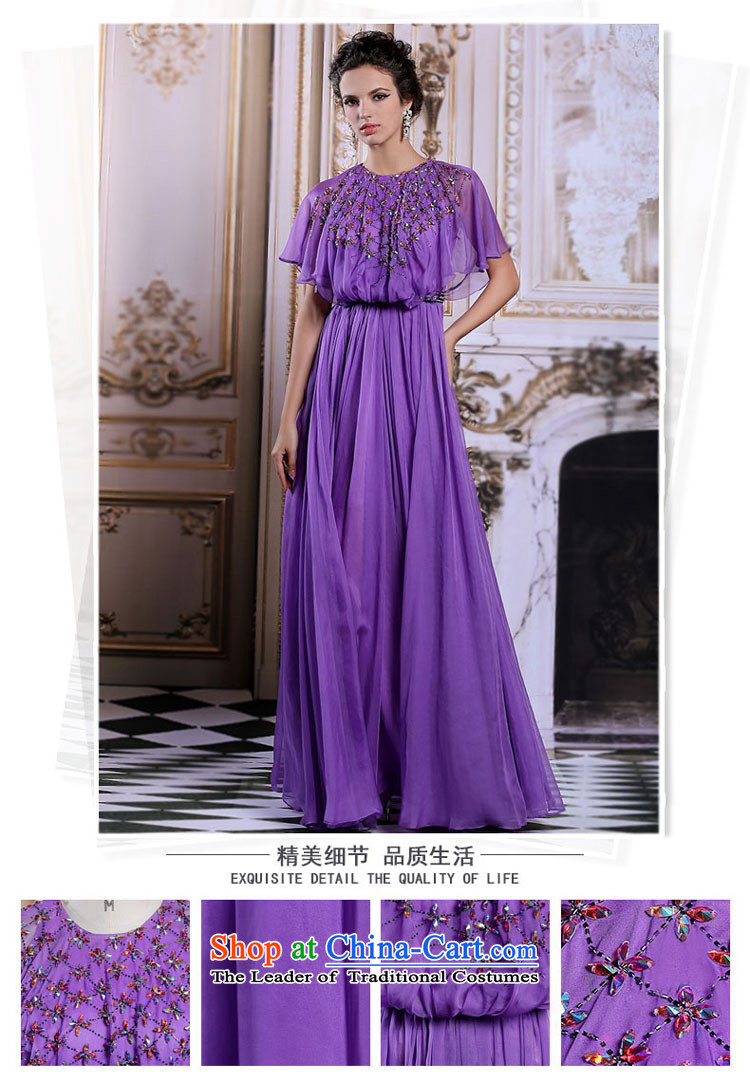 Doris Qi evening dresses bat sleeves long annual meeting of Sau San dress skirt moderator dress with a light purple L picture, prices, brand platters! The elections are supplied in the national character of distribution, so action, buy now enjoy more preferential! As soon as possible.