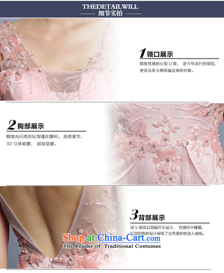Doris Qi bows Service Bridal Fashion 2015 pink big terrace back and sexy betrothal wedding dress pink XXL picture, prices, brand platters! The elections are supplied in the national character of distribution, so action, buy now enjoy more preferential! As soon as possible.