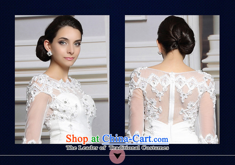 Doris Qi wedding dress, 2015 long white lace wedding dresses wedding services white L picture, prices, brand platters! The elections are supplied in the national character of distribution, so action, buy now enjoy more preferential! As soon as possible.