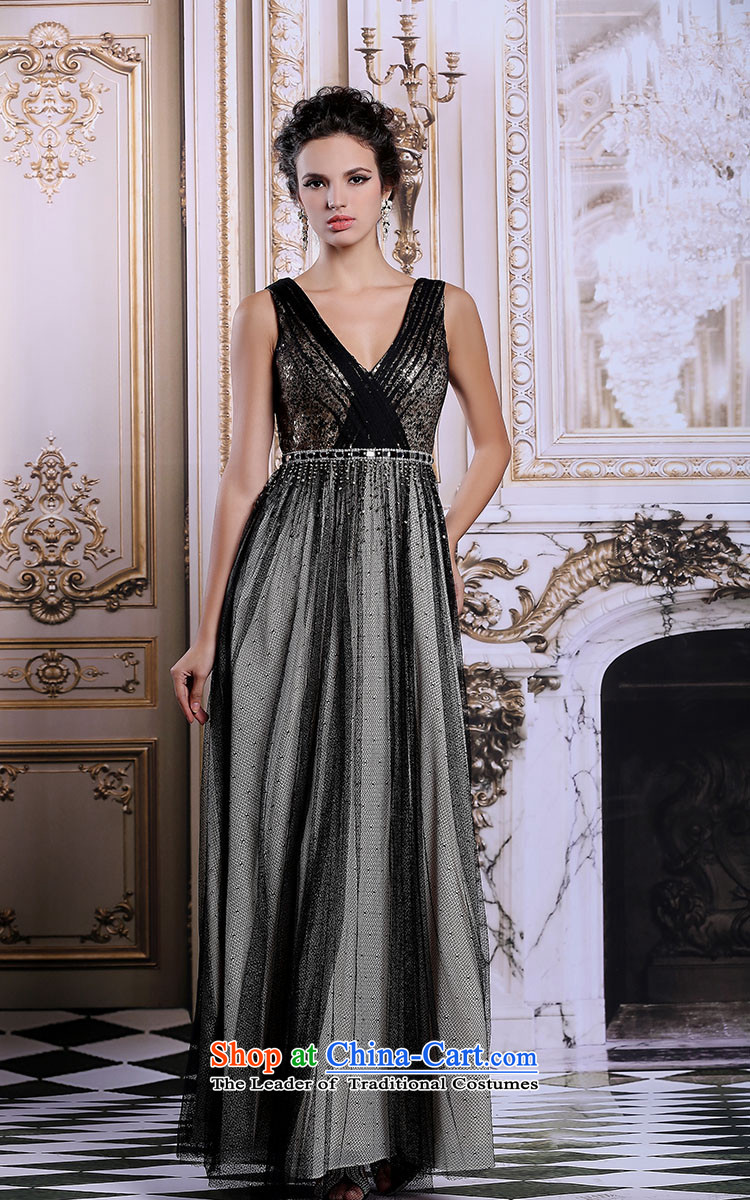 Doris Qi banquet evening dress long black shoulder under the auspices of the annual session of the small black girl S pictures dresses, prices, brand platters! The elections are supplied in the national character of distribution, so action, buy now enjoy more preferential! As soon as possible.