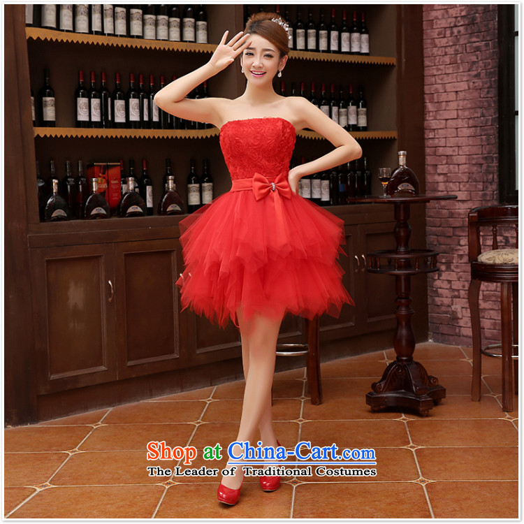 Charlene Choi Ling marriage wedding dresses short) equipped bridesmaid to bind with short of marriage evening dresses marriage small red dress M pictures, prices, brand platters! The elections are supplied in the national character of distribution, so action, buy now enjoy more preferential! As soon as possible.