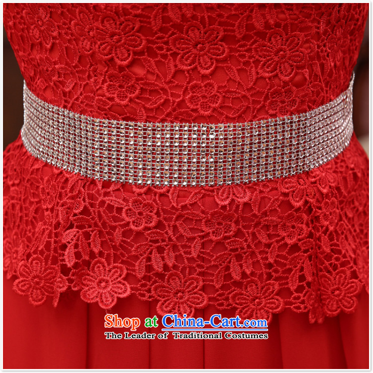 The new 2015 marriages wedding dress bows service long red bridesmaid stylish anointed chest of autumn and winter female red L picture, prices, brand platters! The elections are supplied in the national character of distribution, so action, buy now enjoy more preferential! As soon as possible.