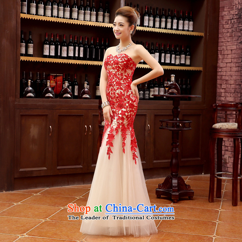 Charlene Choi Ling marriage wedding dresses short) equipped bridesmaid marriage with long evening dresses marriage small red dress s, Charlene Choi spirit has been pressed shopping on the Internet