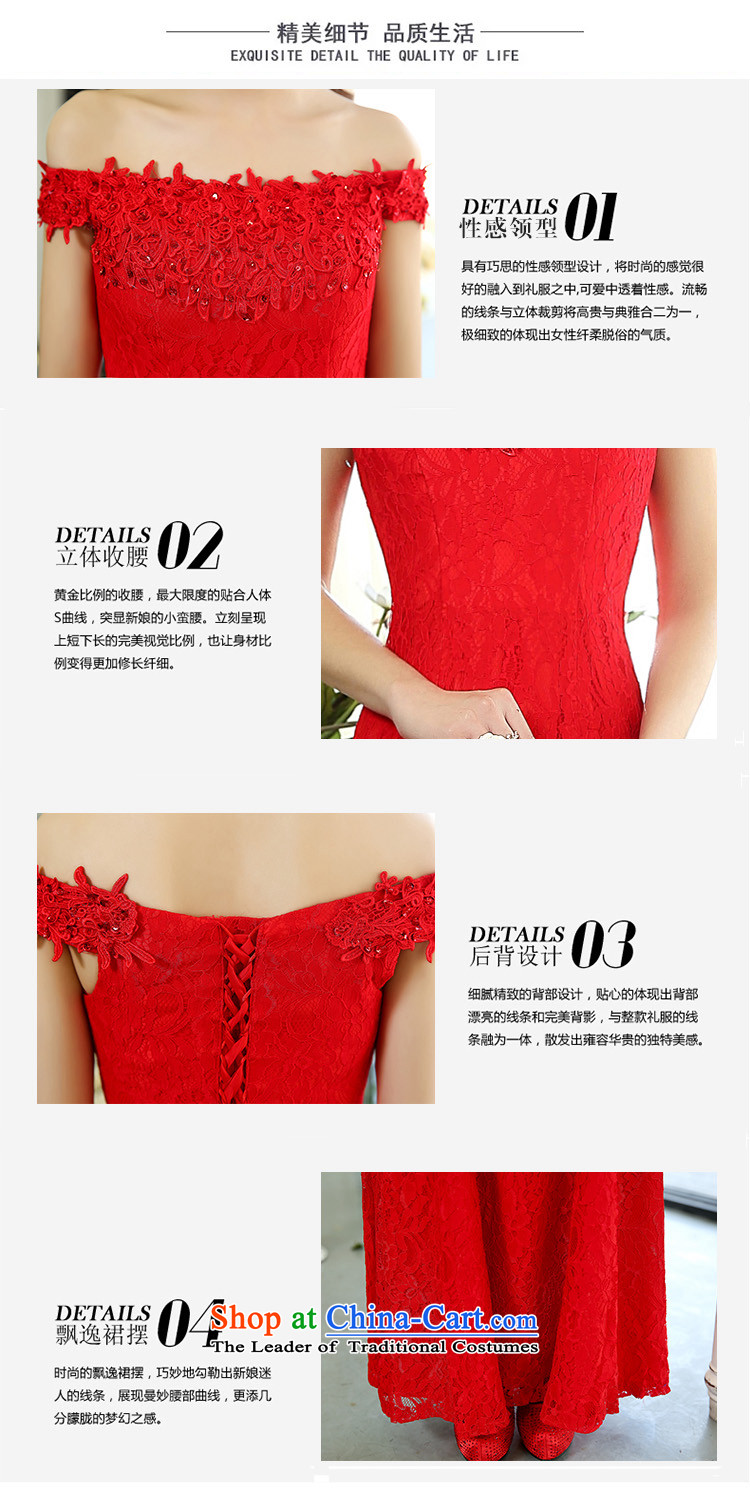   2015 autumn season arrogance new word shoulder length, stylish and irrepressible marriage evening dresses banquet evening dresses red S picture, prices, brand platters! The elections are supplied in the national character of distribution, so action, buy now enjoy more preferential! As soon as possible.