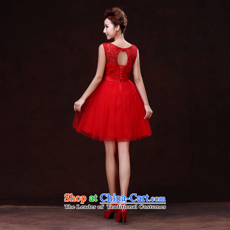 Love of the overcharged by 2015 New Service Bridal wedding dresses drink red straps for larger high waist lace pregnant women shoulder a short video thin, bon bon skirt A, L, lying love of the , , , shopping on the Internet