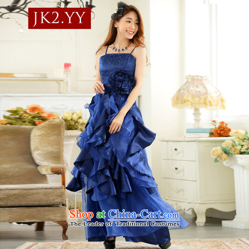  The beauty and evening performances JK2 services nightclubs skirt large Princess on the lifting strap is skirt long evening dress skirt (flower) can be removed from the toner color XXXL,JK2.YY,,, shopping on the Internet