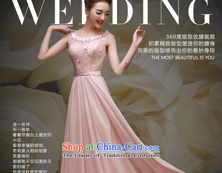 The privilege of serving-leung 2015 annual meeting of the new banquet moderator evening dresses bride marriage ceremony of Sau San toasting champagne stylish service pink S picture, prices, brand platters! The elections are supplied in the national character of distribution, so action, buy now enjoy more preferential! As soon as possible.
