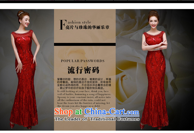 The privilege of serving-leung 2015 new bride wedding dress dinner will host the annual company dress skirt crowsfoot red XL Photo, prices, brand platters! The elections are supplied in the national character of distribution, so action, buy now enjoy more preferential! As soon as possible.