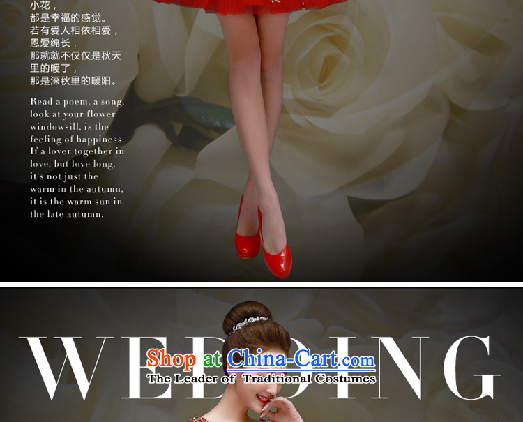 The privilege of serving-leung 2015 new bride banquet Annual Small Red Dress Short, bows to dress marriage Red 2XL Photo, prices, brand platters! The elections are supplied in the national character of distribution, so action, buy now enjoy more preferential! As soon as possible.
