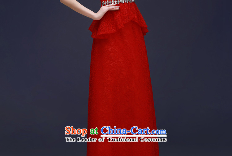 The privilege of serving-leung spring and autumn 2015 new marriages banquet annual meeting of persons chairing the dress red long evening dresses red XL Photo, prices, brand platters! The elections are supplied in the national character of distribution, so action, buy now enjoy more preferential! As soon as possible.