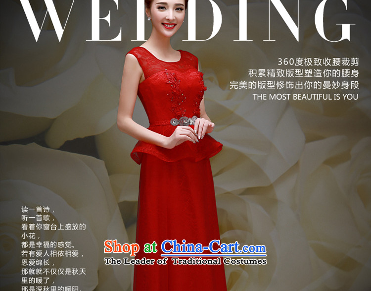 The privilege of serving-leung 2015 new red bride stylish wedding dress of Sau San banquet evening dresses bows services red S picture, prices, brand platters! The elections are supplied in the national character of distribution, so action, buy now enjoy more preferential! As soon as possible.
