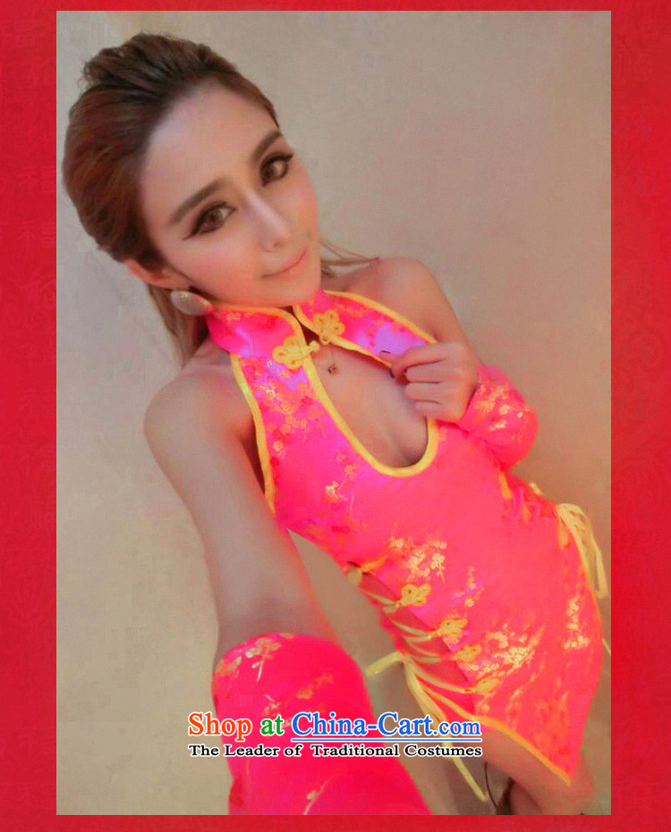 In accordance with the hip new dance cheongsam dress ds will sexy singer DJ dance performances to stage a spring-loaded in red in the pictures, code M Price, brand platters! The elections are supplied in the national character of distribution, so action, buy now enjoy more preferential! As soon as possible.