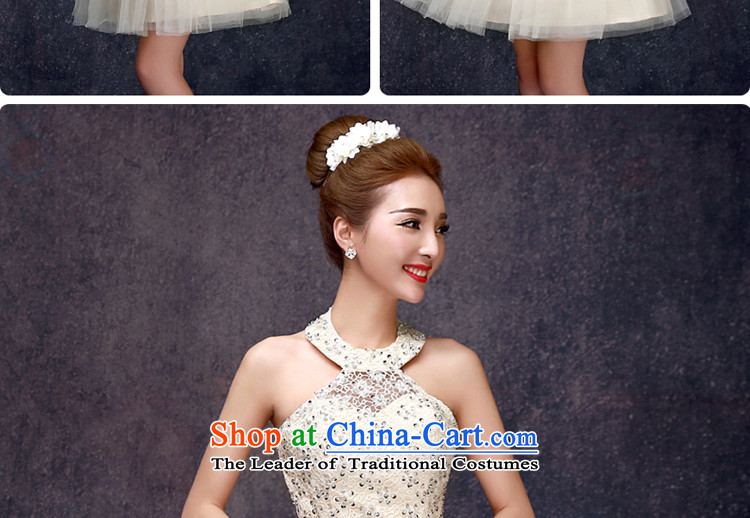 The privilege of serving-leung 2015 summer short of the new SISTER bridesmaid dress skirts mission bridesmaids small dress champagne color champagne color XL Photo, prices, brand platters! The elections are supplied in the national character of distribution, so action, buy now enjoy more preferential! As soon as possible.