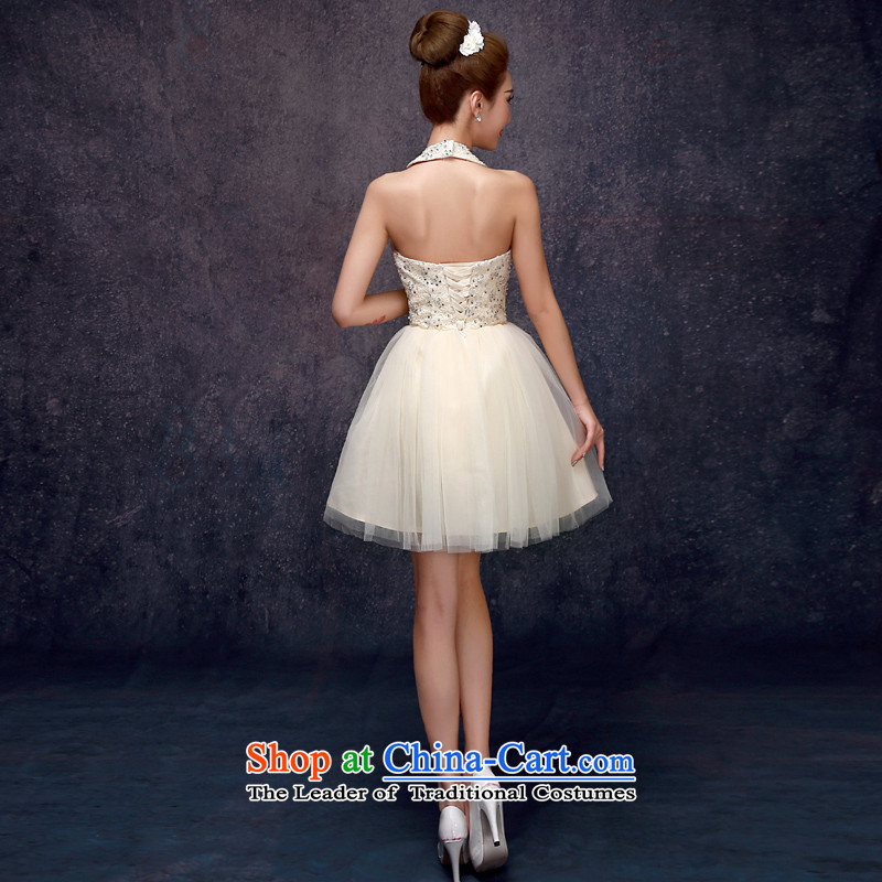 The privilege of serving-leung 2015 summer short of the new SISTER bridesmaid dress skirts mission bridesmaids small dress champagne color champagne color XL, a service-leung , , , shopping on the Internet