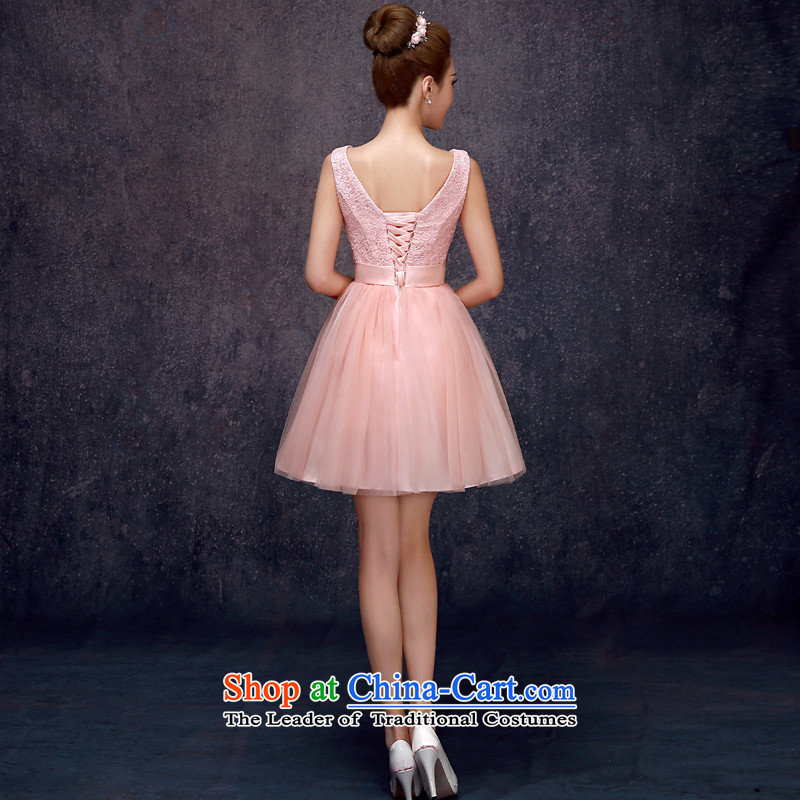 The privilege of serving-leung 2015 new summer sister bridesmaid dress dress in short, small dress bridesmaids Pink Pink 2XL, honor services-leung , , , shopping on the Internet