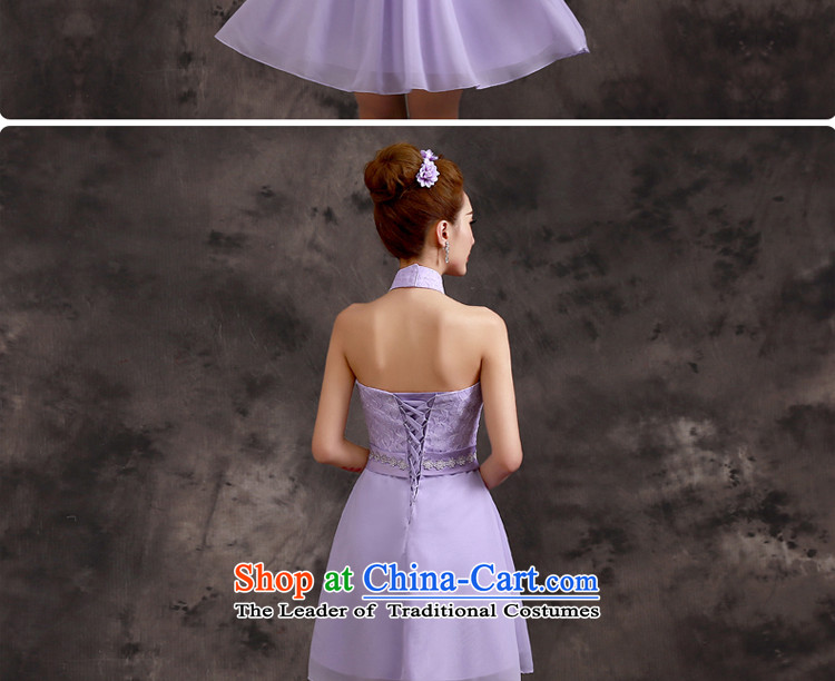 The privilege of serving-leung 2015 new spring and summer bridesmaid sister mission of serving short skirt purple small dresses dress bridesmaids B - Beveled Shoulder L picture, prices, brand platters! The elections are supplied in the national character of distribution, so action, buy now enjoy more preferential! As soon as possible.
