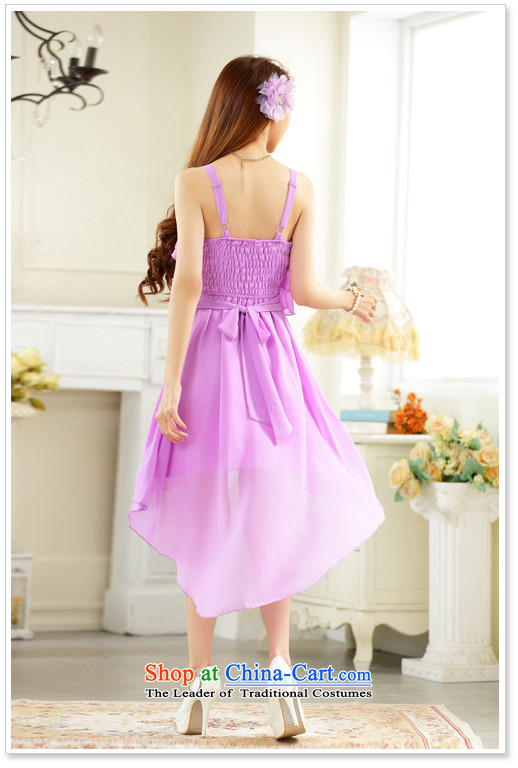 The 2015 New Pretty and stylish dovetail skirt chiffon niba slips wedding bridesmaid sister skirt annual small evening dress code mm heavy thick Female dress code is a light purple picture, prices, brand platters! The elections are supplied in the national character of distribution, so action, buy now enjoy more preferential! As soon as possible.