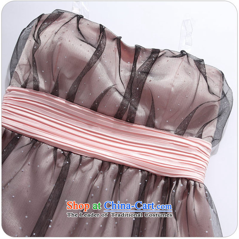 The 2015 Annual Meetings of the focus of the new mini super star gauze Foutune of wiping the chest princess dress thick mm xl wedding dress sister bridesmaid pink dresses to large 3XL 160-180, Constitution Yi shopping on the Internet has been pressed.