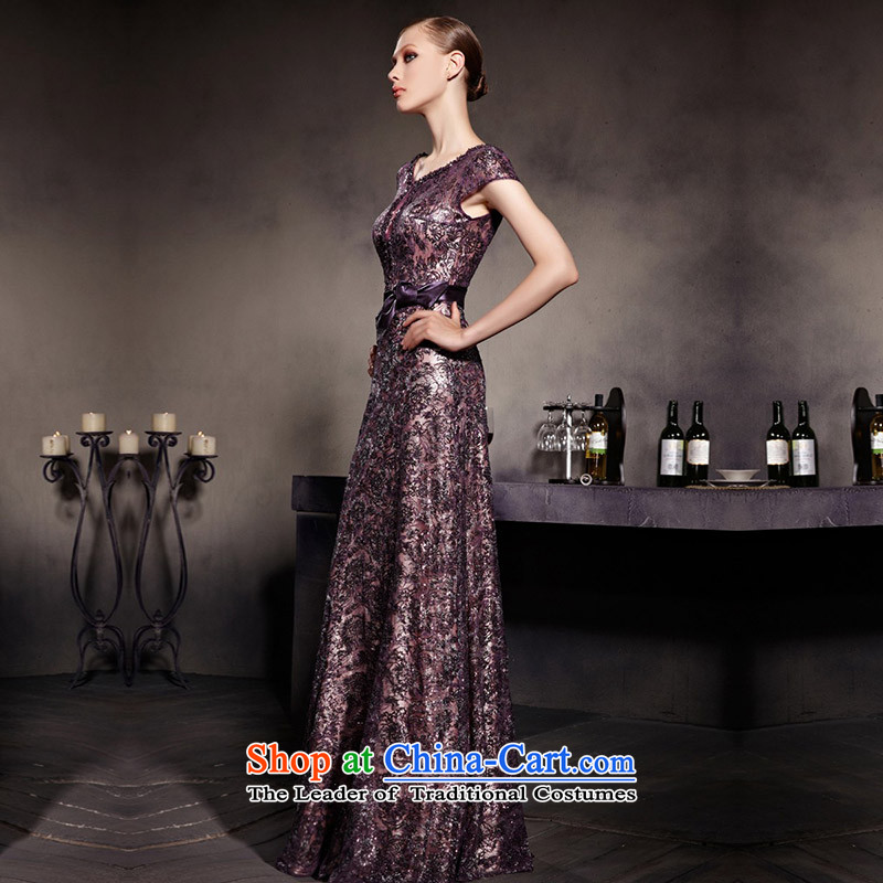 Creative Fox evening dress uniform fashion to drink dress exhibition staged dress long gown under the auspices of Sau San show red carpet dress 81931 color picture (coniefox M creative Fox) , , , shopping on the Internet