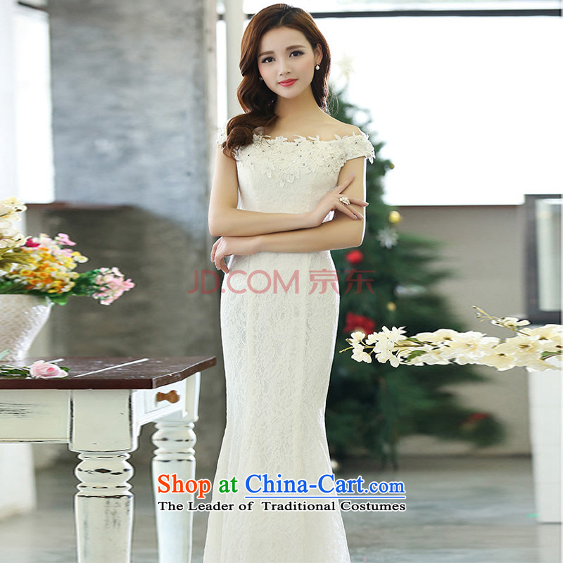 The United States welcomes the Accor Group 2015 Women's spring and summer wedding dresses sleeveless banquet will support the bride and services 1515 White M US (meixinya Yan) , , , shopping on the Internet