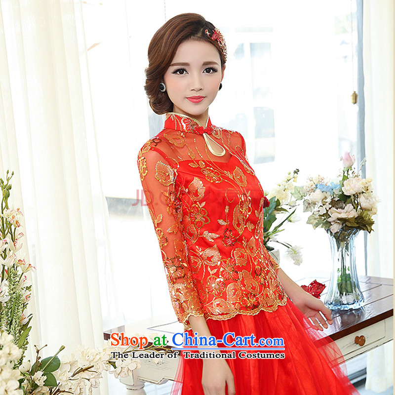 The United States welcomes the ya 2015 new women's banquet hosted performances Bridal Suite services pour wedding dresses 1503 Red XXXL, American Yan-ah (meixinya) , , , shopping on the Internet