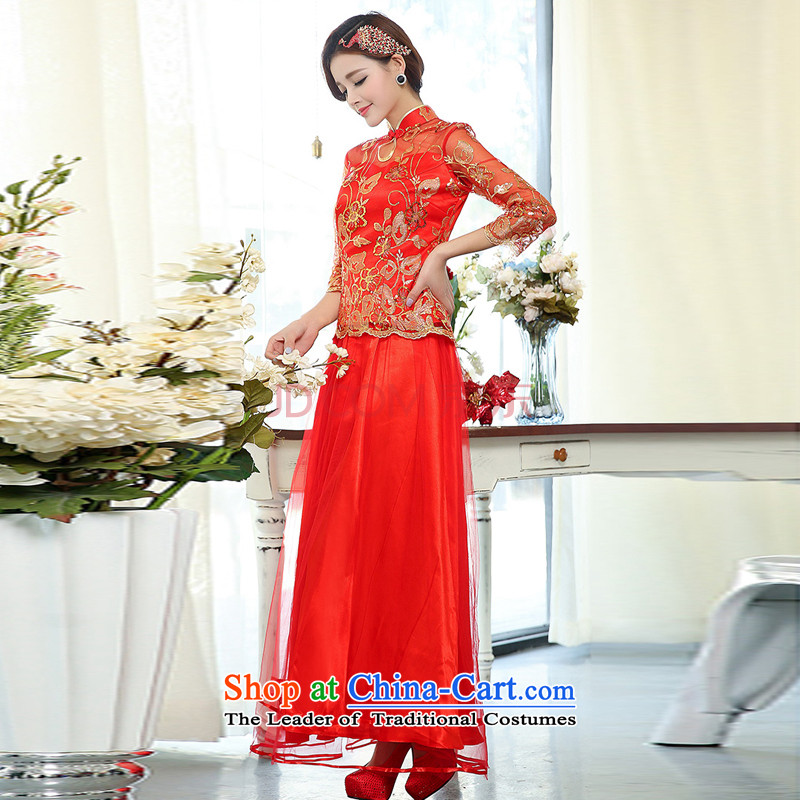 The United States welcomes the ya 2015 new women's banquet hosted performances Bridal Suite services pour wedding dresses 1503 Red XXXL, American Yan-ah (meixinya) , , , shopping on the Internet