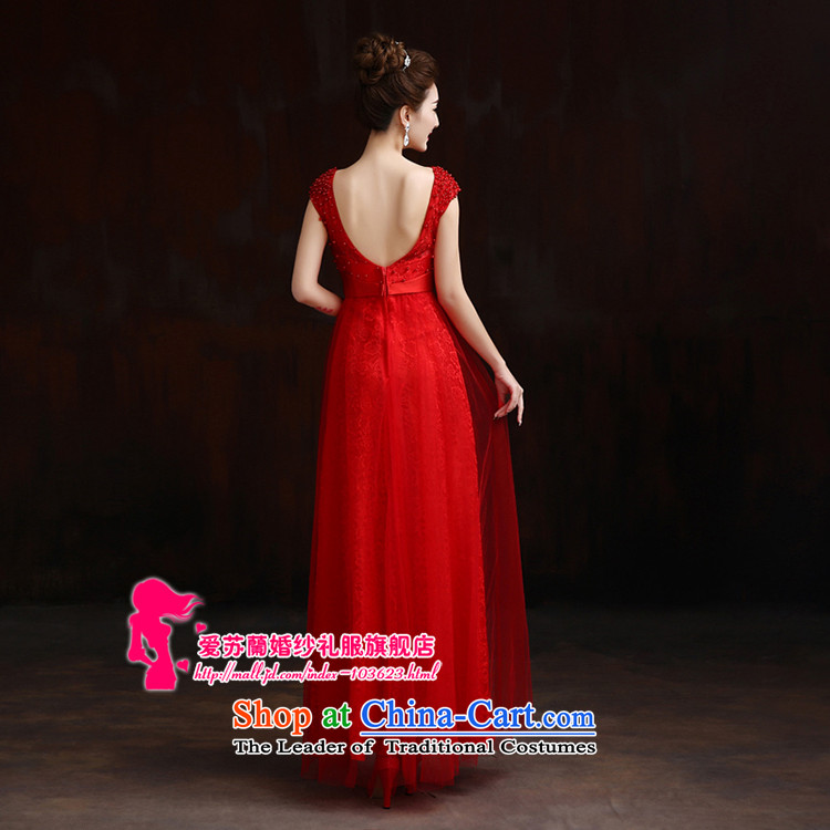 The new bride shoulders dress evening dress up like manually dress banquet bows dress stylish Red Dress S pictures Sau San, prices, brand platters! The elections are supplied in the national character of distribution, so action, buy now enjoy more preferential! As soon as possible.