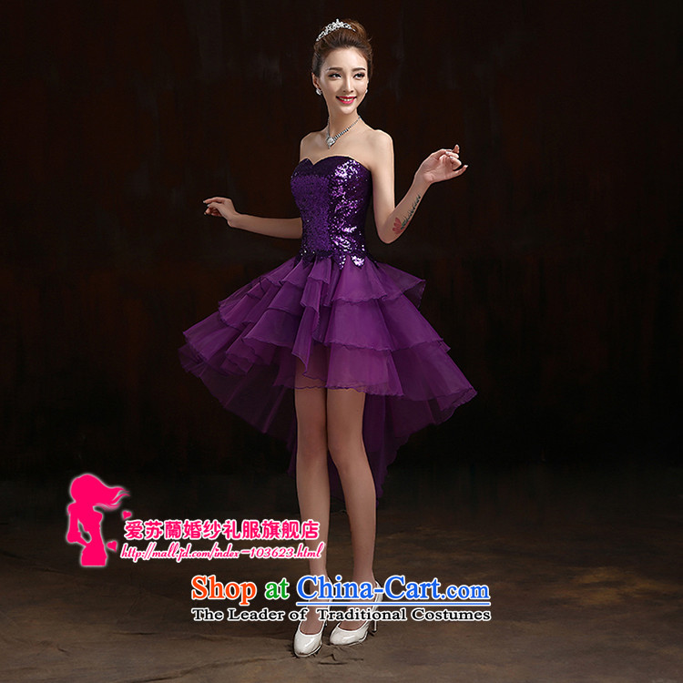 Nice little dress bridesmaid dress star package shoulder dress will stage before long after the short dress purple made no refund is not replaced picture, prices, brand platters! The elections are supplied in the national character of distribution, so action, buy now enjoy more preferential! As soon as possible.
